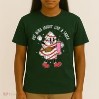 Out Here Lookin Like A Snack Christmas Funny T-Shirt thumb 4