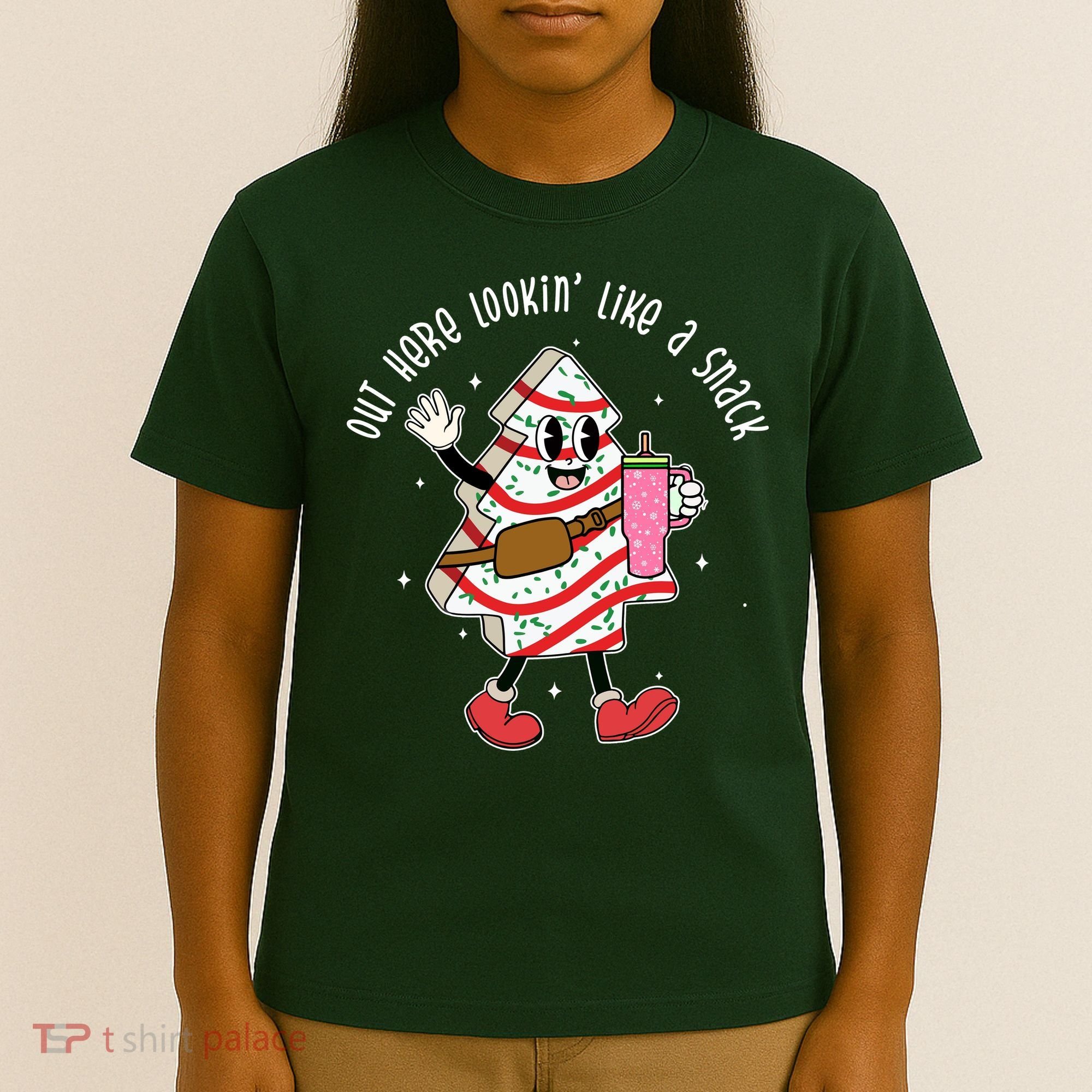 Out Here Lookin Like A Snack Christmas Funny T-Shirt