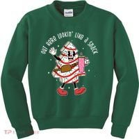 Out Here Lookin Like A Snack Christmas Funny Kids Sweatshirt thumb 0
