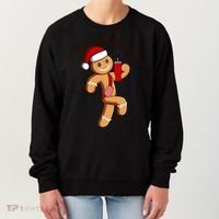 Out Here Lookin Like A Snack Boojee Gingerbread Christmas Funny Gift Women's Sweatshirt thumb 0