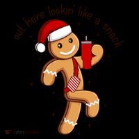 Out Here Lookin Like A Snack Boojee Gingerbread Christmas Funny Gift Coffee Mug thumb 5
