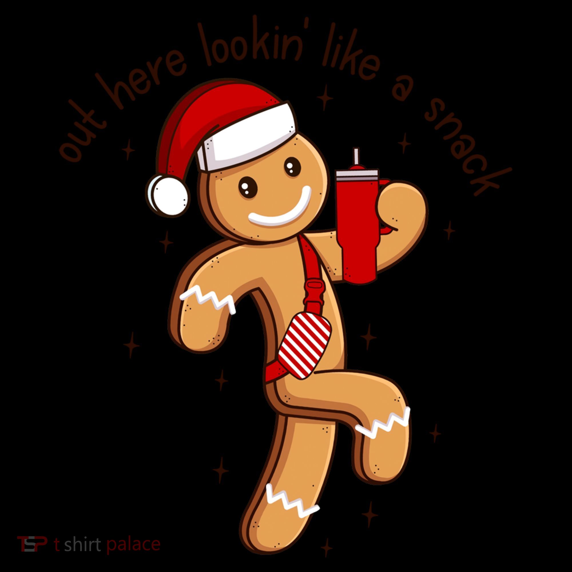 Out Here Lookin Like A Snack Boojee Gingerbread Christmas Funny Gift Coffee Mug