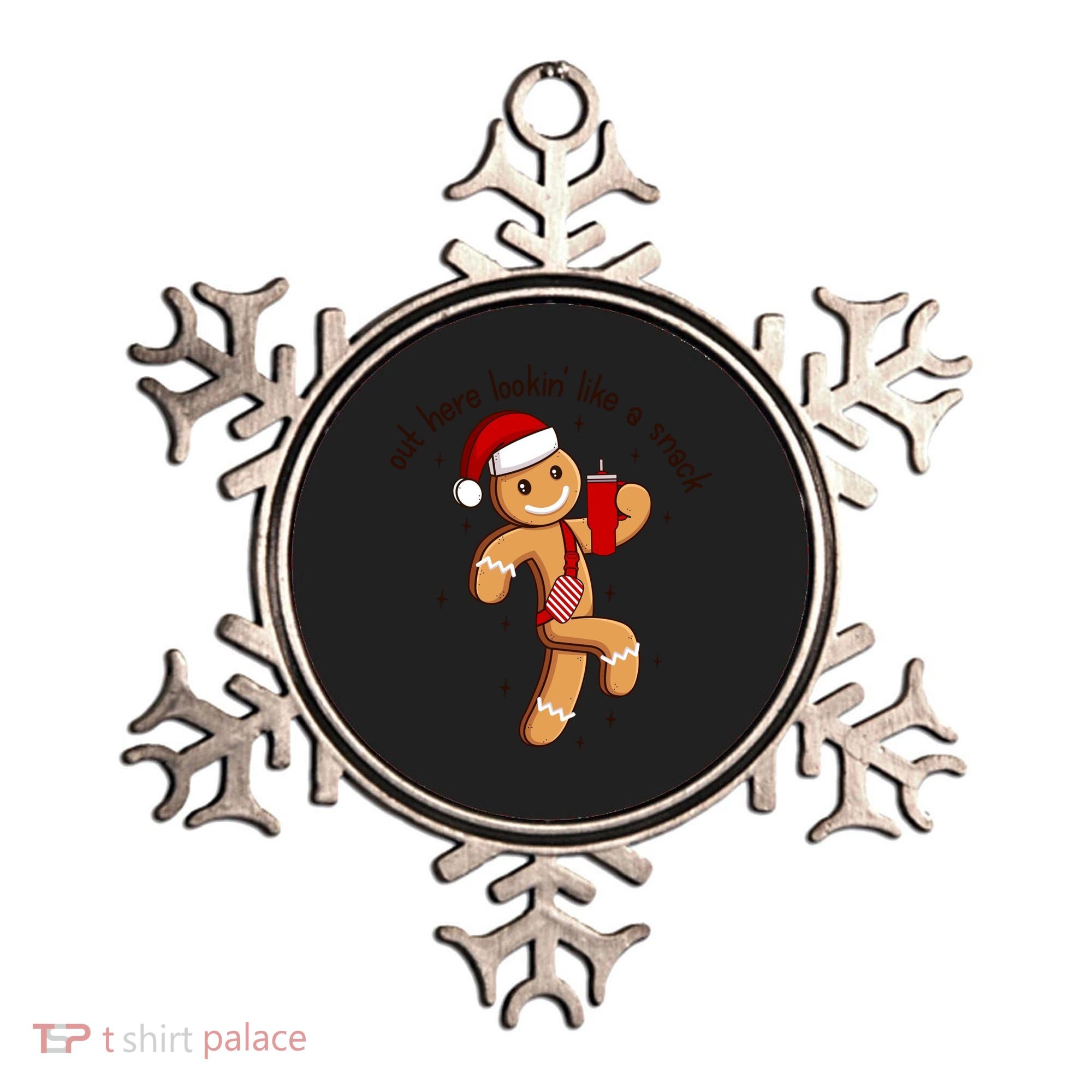 Out Here Lookin Like A Snack Boojee Gingerbread Christmas Funny Gift Ornament