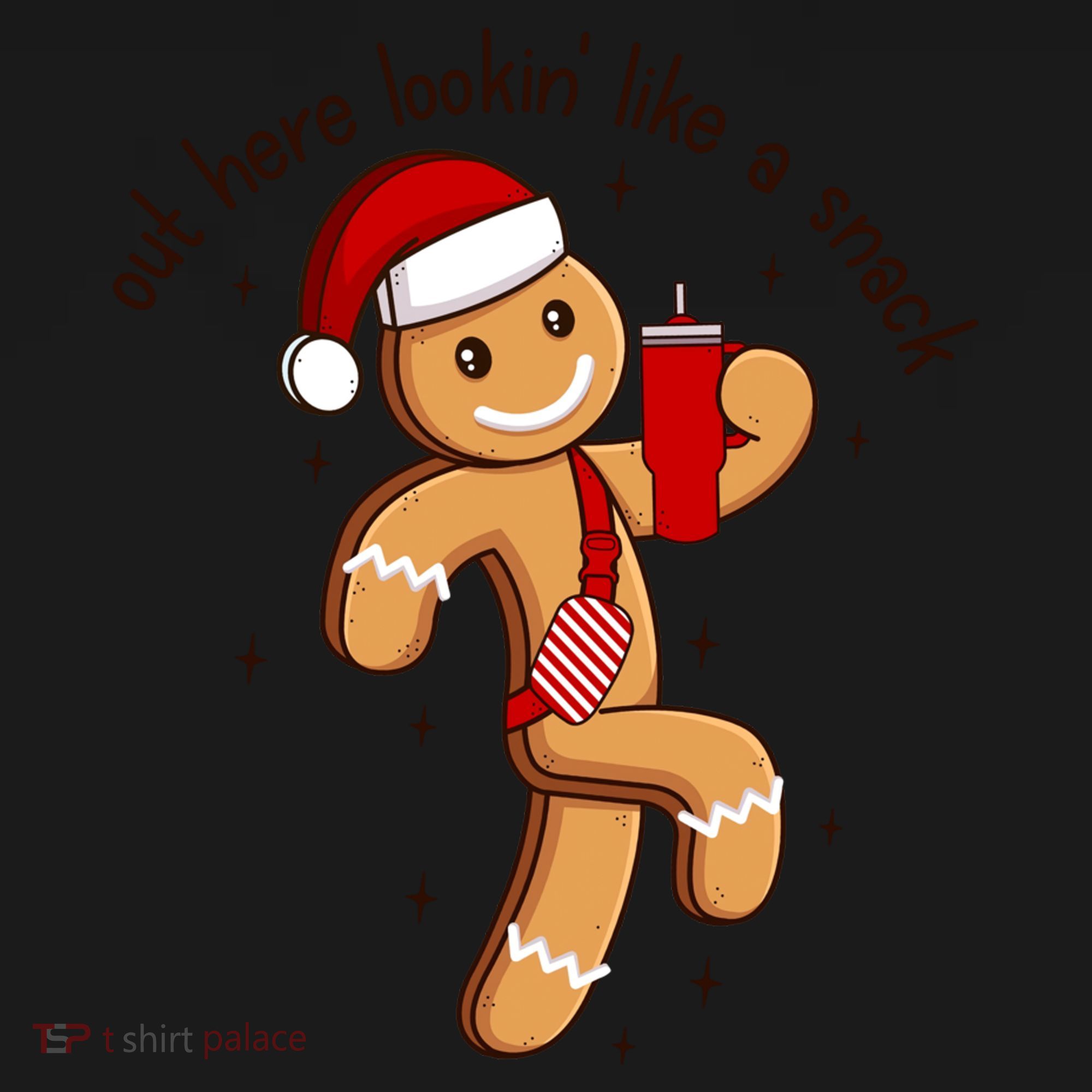 Out Here Lookin Like A Snack Boojee Gingerbread Christmas Funny Gift Ornament
