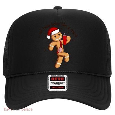 Out Here Lookin Like A Snack Boojee Gingerbread Christmas Funny Gift Hat