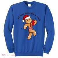 Out Here Lookin Like A Snack Boojee Gingerbread Christmas Funny Gift Sweatshirt thumb 0