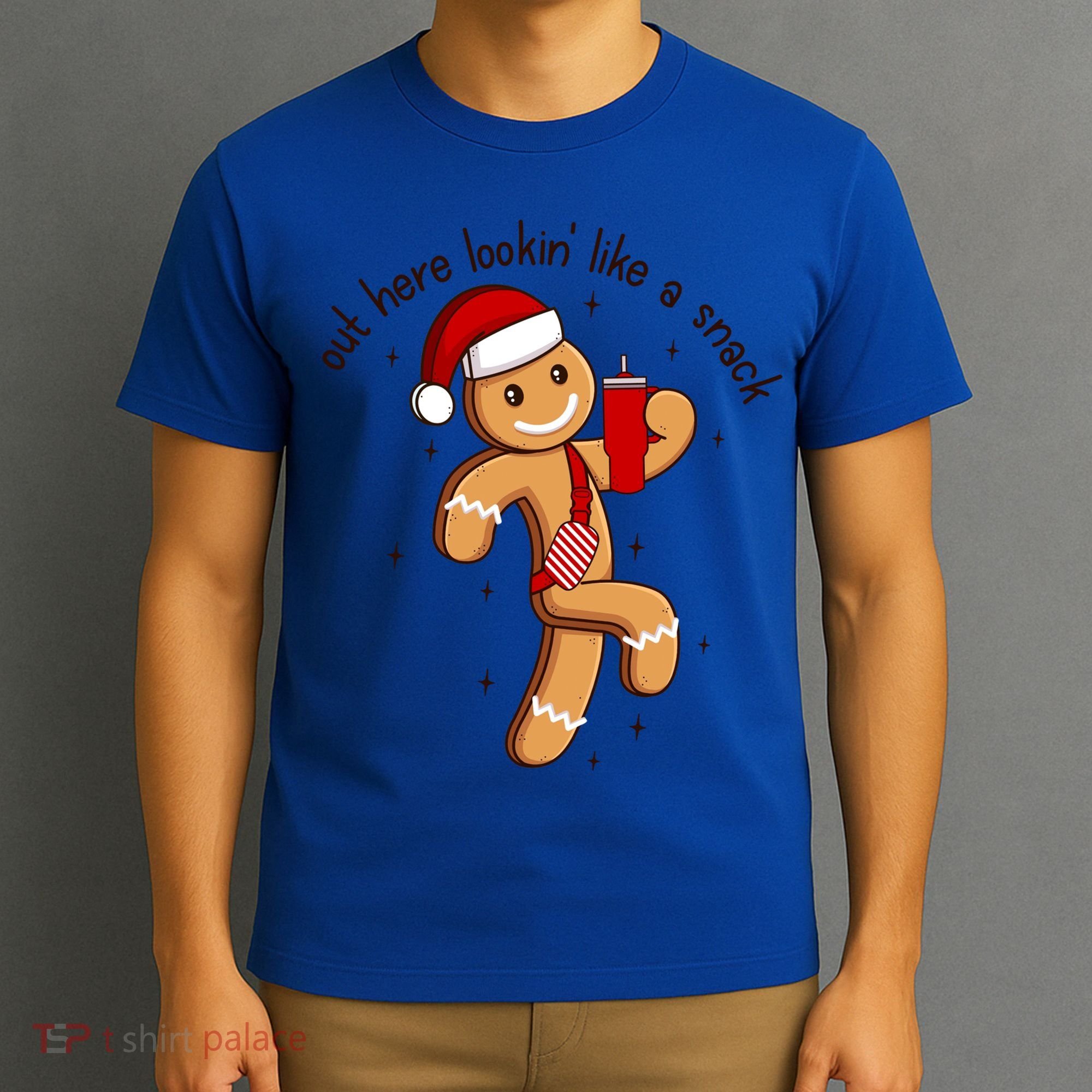 Out Here Lookin Like A Snack Boojee Gingerbread Christmas Funny Gift T-Shirt