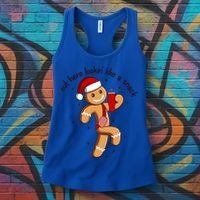Out Here Lookin Like A Snack Boojee Gingerbread Christmas Funny Gift Women's Tank Top thumb 3