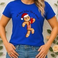 Out Here Lookin Like A Snack Boojee Gingerbread Christmas Funny Gift Women's T-Shirt thumb 2