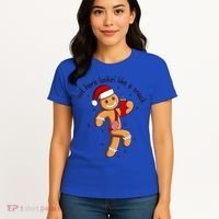 Out Here Lookin Like A Snack Boojee Gingerbread Christmas Funny Gift Women's T-Shirt thumb 4