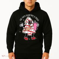 Out Here Looking Like A Snack Cute Boo Jee Xmas Trees Cakes Hoodie thumb 2