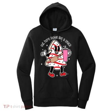 Out Here Looking Like A Snack Cute Boo Jee Xmas Trees Cakes Women's Hoodie