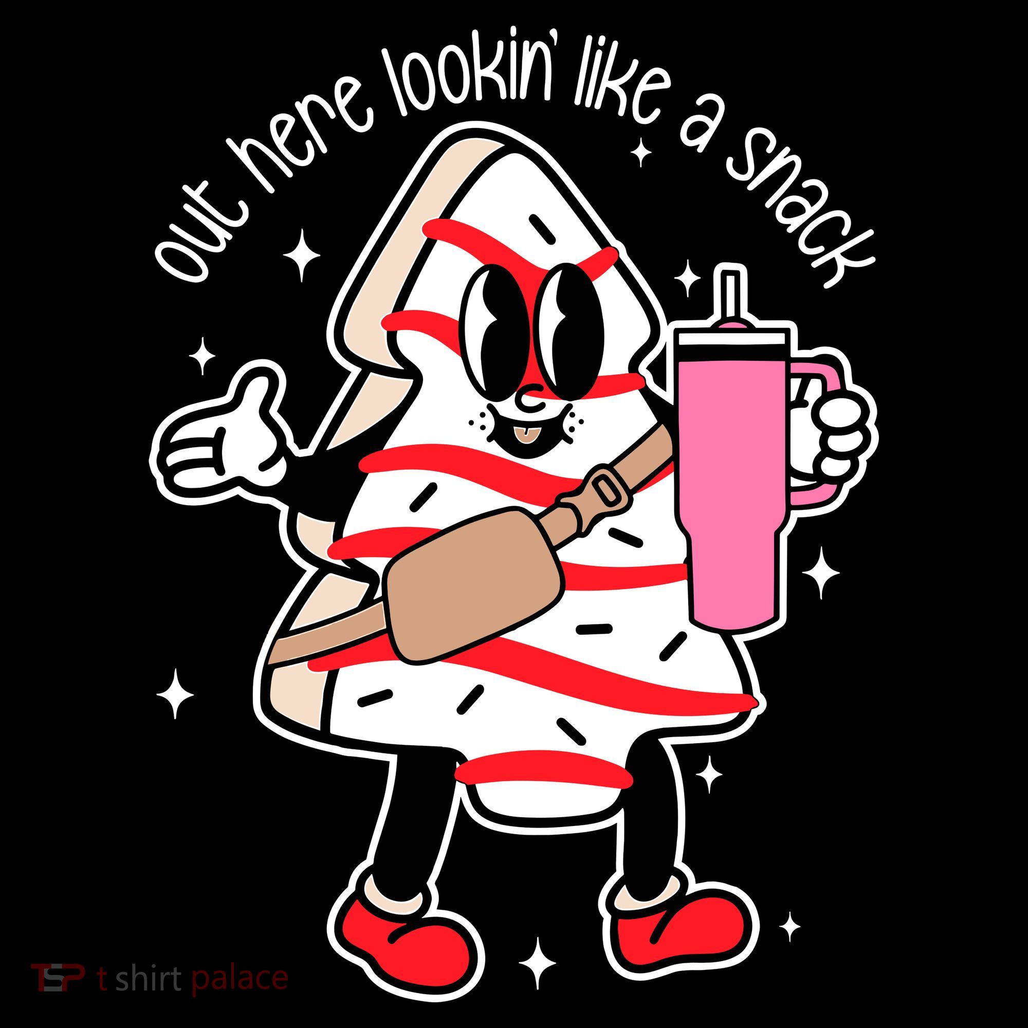 Out Here Looking Like A Snack Cute Boo Jee Xmas Trees Cakes Women's Hoodie