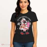 Out Here Looking Like A Snack Cute Boo Jee Xmas Trees Cakes Women's T-Shirt thumb 4