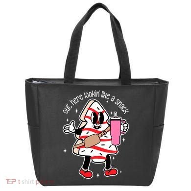 Out Here Looking Like A Snack Cute Boo Jee Xmas Trees Cakes Tote Bag