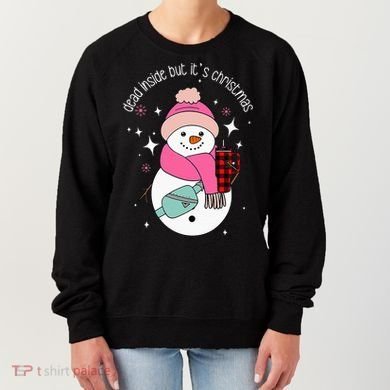 Out Here Looking Like A Snack Cute Boo Jee Xmas Snowman Women's Sweatshirt