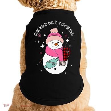 Out Here Looking Like A Snack Cute Boo Jee Xmas Snowman Doggie Tank