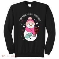 Out Here Looking Like A Snack Cute Boo Jee Xmas Snowman Sweatshirt thumb 0