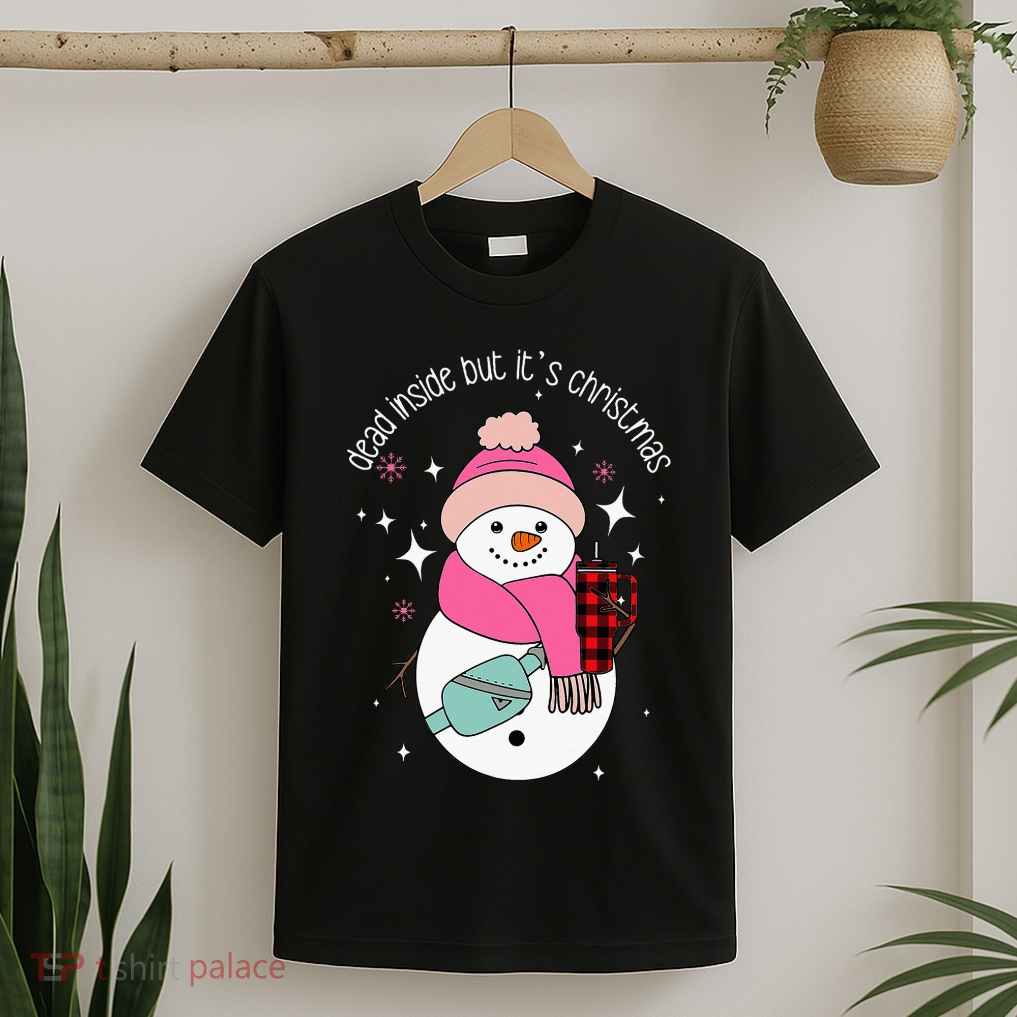 Out Here Looking Like A Snack Cute Boo Jee Xmas Snowman T-Shirt
