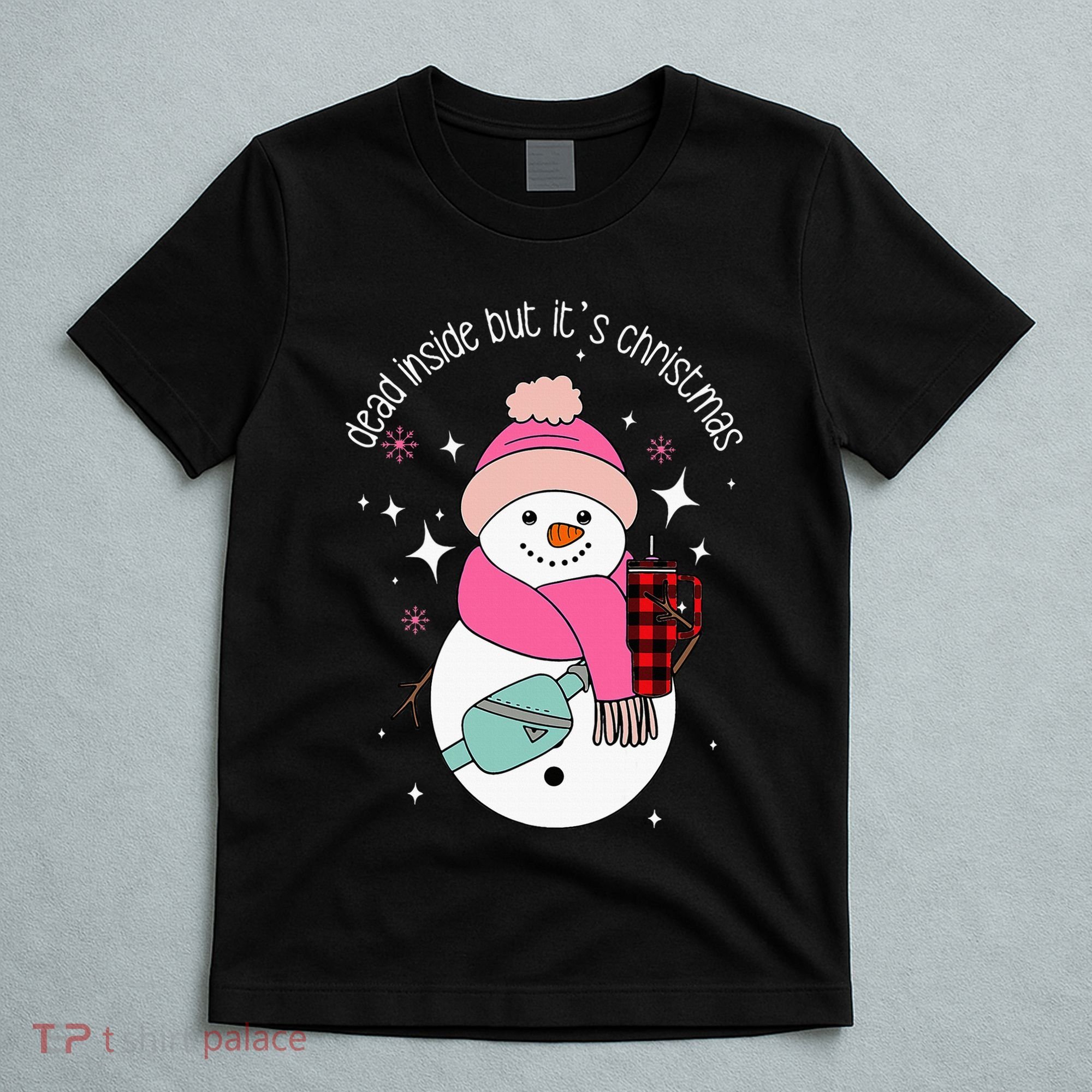 Out Here Looking Like A Snack Cute Boo Jee Xmas Snowman T-Shirt