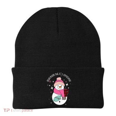 Out Here Looking Like A Snack Cute Boo Jee Xmas Snowman Beanie