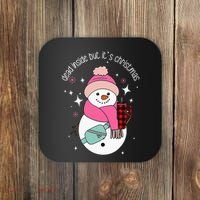 Out Here Looking Like A Snack Cute Boo Jee Xmas Snowman Coaster thumb 0