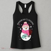 Out Here Looking Like A Snack Cute Boo Jee Xmas Snowman Women's Tank Top thumb 3