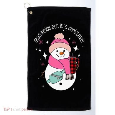Out Here Looking Like A Snack Cute Boo Jee Xmas Snowman Golf Towel