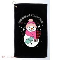 Out Here Looking Like A Snack Cute Boo Jee Xmas Snowman Golf Towel thumb 0