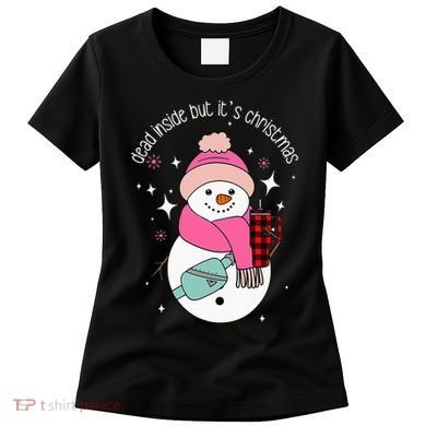 Out Here Looking Like A Snack Cute Boo Jee Xmas Snowman Women's T-Shirt