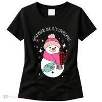Out Here Looking Like A Snack Cute Boo Jee Xmas Snowman Women's T-Shirt thumb 0