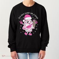 Out Here Looking Like A Snack Cute Boo Jee Xmas Trees Cakes  Women's Sweatshirt thumb 0