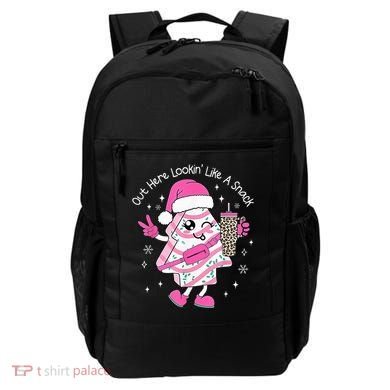 Out Here Looking Like A Snack Cute Boo Jee Xmas Trees Cakes  Backpack