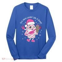 Out Here Looking Like A Snack Cute Boo Jee Xmas Trees Cakes  Long Sleeve Shirt thumb 0