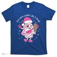 Out Here Looking Like A Snack Cute Boo Jee Xmas Trees Cakes  T-Shirt thumb 0