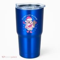 Out Here Looking Like A Snack Cute Boo Jee Xmas Trees Cakes  Tumbler thumb 0