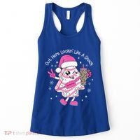 Out Here Looking Like A Snack Cute Boo Jee Xmas Trees Cakes  Women's Tank Top thumb 0