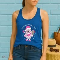 Out Here Looking Like A Snack Cute Boo Jee Xmas Trees Cakes  Women's Tank Top thumb 2