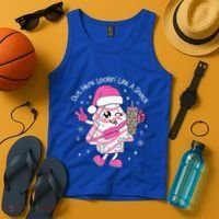 Out Here Looking Like A Snack Cute Boo Jee Xmas Trees Cakes  Tank Top thumb 4
