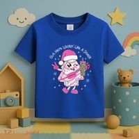 Out Here Looking Like A Snack Cute Boo Jee Xmas Trees Cakes  Toddler T-Shirt thumb 3