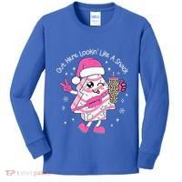 Out Here Looking Like A Snack Cute Boo Jee Xmas Trees Cakes  Kids Long Sleeve Shirt thumb 0