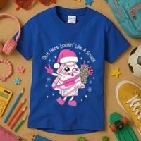 Out Here Looking Like A Snack Cute Boo Jee Xmas Trees Cakes  Kids T-Shirt thumb 3