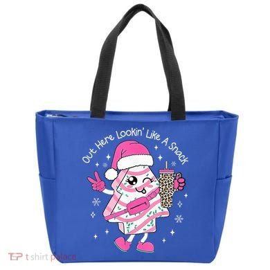 Out Here Looking Like A Snack Cute Boo Jee Xmas Trees Cakes  Tote Bag