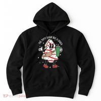 Out Here Looking Like A Snack Cute Boo Jee Xmas Trees Cakes Hoodie thumb 0