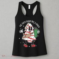Out Here Looking Like A Snack Cute Boo Jee Xmas Trees Cakes Women's Tank Top thumb 3