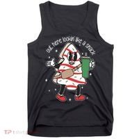 Out Here Looking Like A Snack Cute Boo Jee Xmas Trees Cakes Tank Top thumb 0