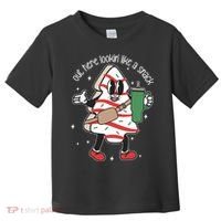 Out Here Looking Like A Snack Cute Boo Jee Xmas Trees Cakes Toddler T-Shirt thumb 0