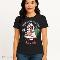 Out Here Looking Like A Snack Cute Boo Jee Xmas Trees Cakes Women's T-Shirt thumb 4