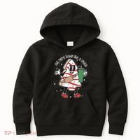 Out Here Looking Like A Snack Cute Boo Jee Xmas Trees Cakes Kids Hoodie thumb 0