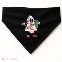 Out Here Looking Like A Snack Cute Boo Jee Xmas Trees Cakes Gift USA-Made Doggie Bandana thumb 0